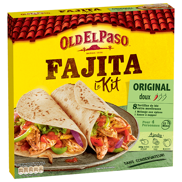 Old El Paso Mildes Original-Fajita-Set