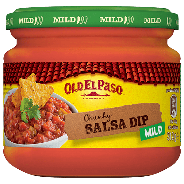 un pot en verre de salsa épaisse et douce Old El Paso, 312 g