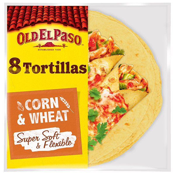 un paquet de tortillas de maïs et de blé Old El Paso, 335 g